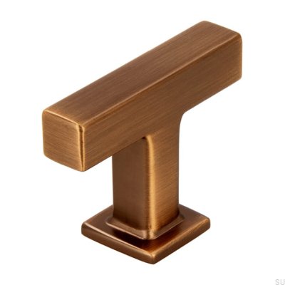 Puxador para móveis em bronze antigo T-Bar 2520