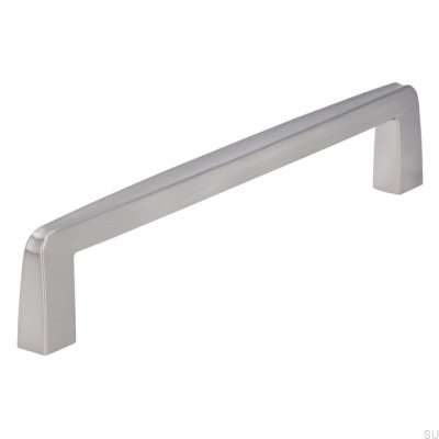 Puxador de móvel oblongo 2570 160 Prata escovada