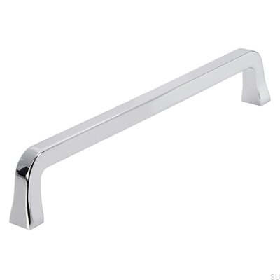 Puxador de móvel oblongo 2525 160 Cromo polido