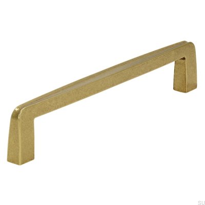 Puxador de móvel oblongo 2570 160 Ouro Antigo