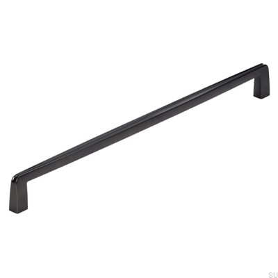 Puxador de móvel oblongo 2570 320 Preto Polido