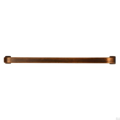 Puxador de móvel oblongo 2525 160 Bronze escovado antigo