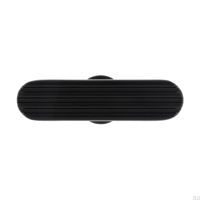 T-Bar 2588 48 Puxador para móveis em metal preto fosco