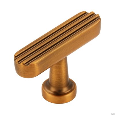 T-Bar 2588 48 puxador para móveis em bronze antigo