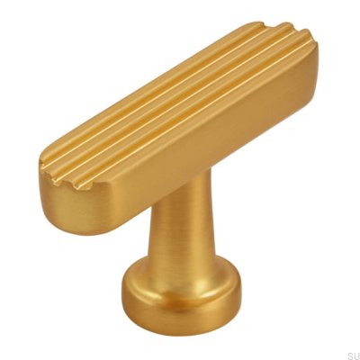 T-Bar 2588 48 Puxador para móveis em ouro escovado