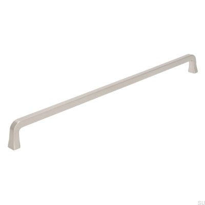 Puxador de móvel oblongo 2525 320 Prata escovada