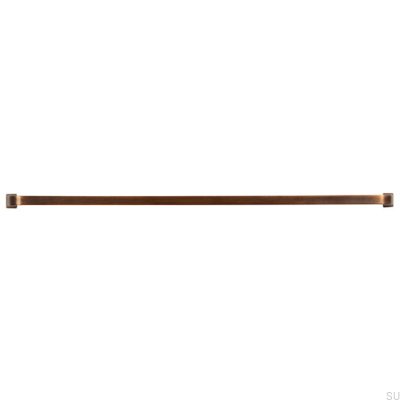 Puxador de móvel oblongo 2525 320 Bronze escovado antigo