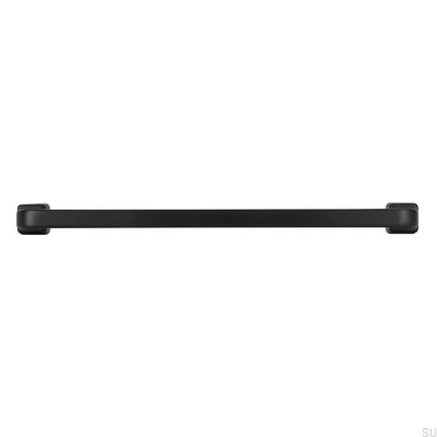 Puxador de móvel oblongo 2536 160 Metal Preto Mate