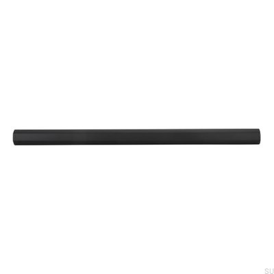Puxador de móvel oblongo 2571 160 Matt Black