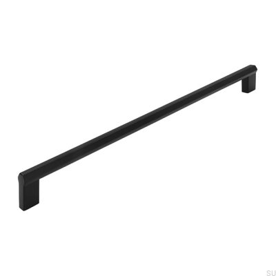 Puxador de móvel oblongo 2571 320 Matt Black