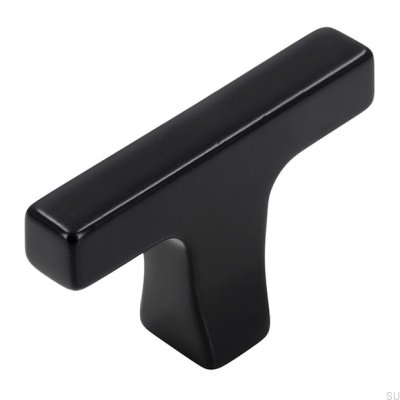 T-Bar 2562 48 Puxador para móveis em metal preto fosco
