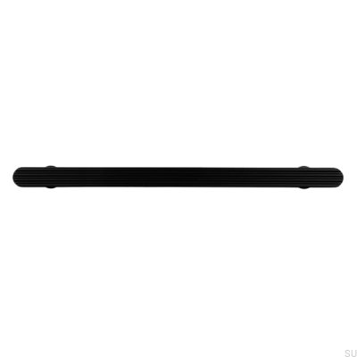 Puxador de móvel oblongo 2587 160 Matt Black