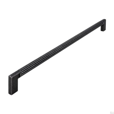 Puxador de móvel oblongo 2591 320 Ferro Antigo