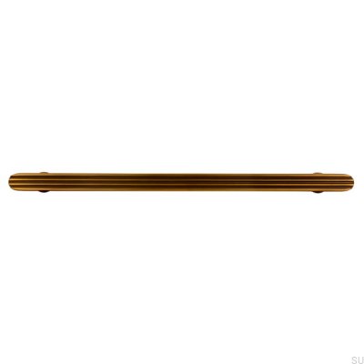 Puxador de móvel oblongo 2587 192 Antique Gold Brushed