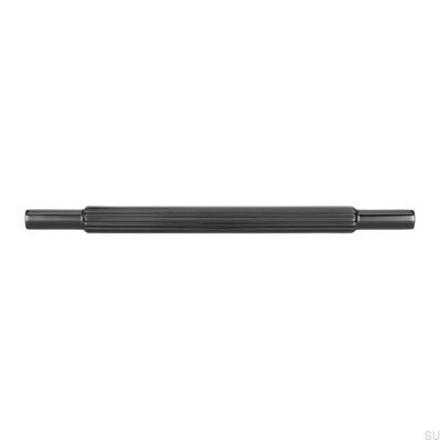 Puxador de móvel oblongo 2593 160 Preto Polido