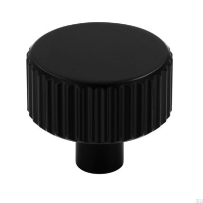 Botão para móveis 2595 metal preto fosco