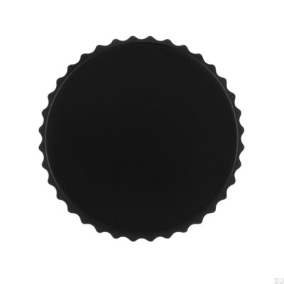 Botão para móveis 2595 metal preto fosco