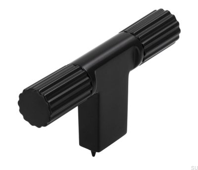 Puxador para móveis T-Bar 2592 Metal Preto Mate
