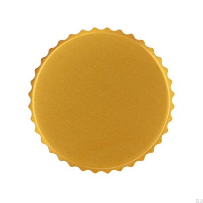 Botão para móveis 2595 Metal Dourado Escovado