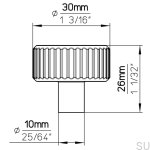 2595-30ZN87--Gałka-Meblowa-2595-Metalowa-Złota-Szczotkowana-Siro-Skandynawskie-Uchwyty_4