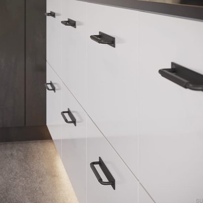 Protetor de alça 2589 metal preto fosco