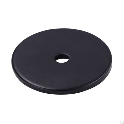 Almofada de botão 2490 30 Metal Preto Mate