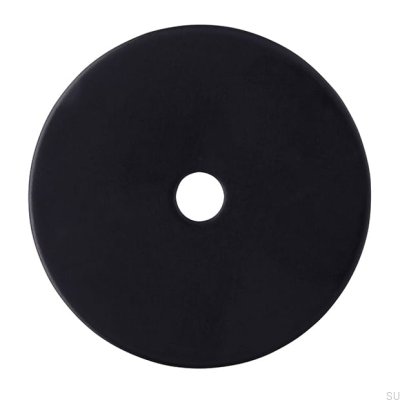 Almofada de botão 2490 30 Metal Preto Mate