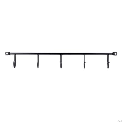 Cabide de parede 2081 339 Metal Preto Mate