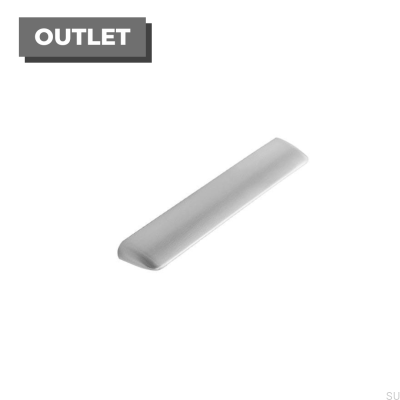Puxador de móvel alongado Quiet 160 Silver Brushed