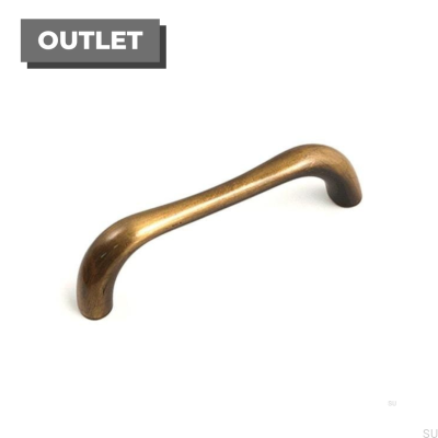 Puxador de móvel oblongo 8478 Bronze antigo