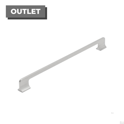 Puxador de móveis longitudinal Key 350 Silver Brushed