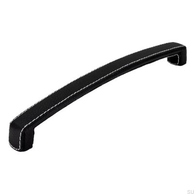 Puxador longitudinal para móvel SM8059I 224 Couro Preto