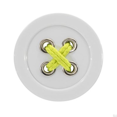 Botão para móveis SM8257F 58 Plástico Branco