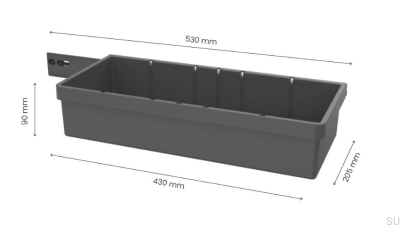 Bandeja para armário para produtos de limpeza