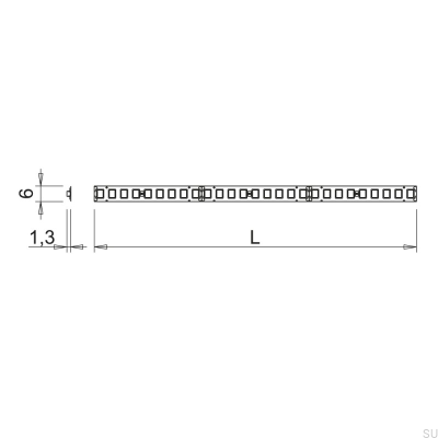 Fita LED Flexilada SHEP6B 10m EVO 24V/56W 2700K