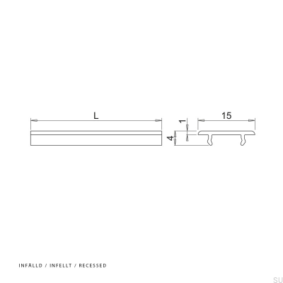 Difusor LED embutido Nexus 2000