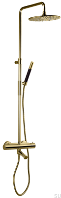 Conjunto de chuveiro TVM2200-150 latão mel dourado