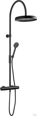 Conjunto de chuveiro ARM7300-150 Latão Preto Mate