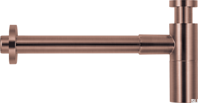 Sifão para lavatório XACC167 Cobre escovado, sem pintura