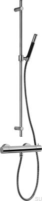 Conjunto de duche com torneira termostática EVM168-150+ZSAL300 Latão cromado