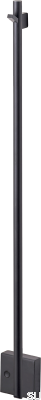 Radiador de banheiro TW750-85 Preto Mate Aço