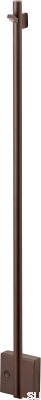 Radiador de banheiro TW750-85 Aço Marrom Escovado