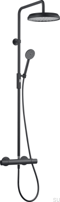 Conjunto de duche ARM5200-150 Latão Preto Mate