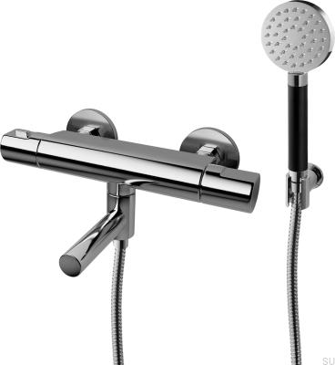 Torneira termostática para banheira de parede ARM026-150 Latão cromado