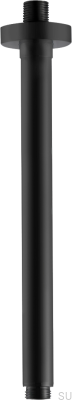 Braço de chuveiro FL271-300 Latão, Preto Mate