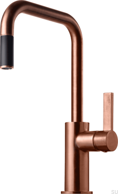 Torneira para Cozinha com Bica Extraível ARM577 Cobre Escovado Sem Pintura