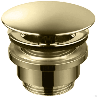 Tampão universal para lavatório 68400 Honey Gold Latão