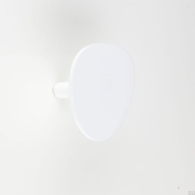 Maçaneta para móveis em aço branco
