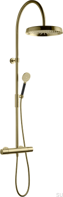 Conjunto de chuveiro de latão dourado mel ARM7300-150