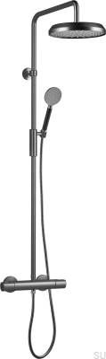 Conjunto de chuveiro em latão preto cromado escovado ARM5200-150 
